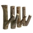 thumbnail image 2 of Vintage Wood Tree Branch Wall Hook Rustic Decorative Wooden Adhesive Hooks for Key Holder Bag Hat Coat Rack, 2 of 18