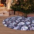 thumbnail image 6 of Rateoe Skull flower crystal Print Christmas Tree Skirt 30" for Xmas Holiday New Year Party Circle Tree Mat Ornaments Decoration, 6 of 7