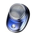 thumbnail image 2 of Mini Electric Shaver Portable Travel Men'S Electric Rechargeable Small Powerhouse Shaver Powerful Motor Long Battery Life And Efficient,Blue Electric Shaver, 2 of 9