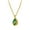 GreenA, variant on Copper Double Water Peacock Necklace for Holiday Parties, 45cm Necklace with 3cm Pendant