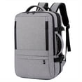 thumbnail image 5 of 1pc Fashion Casual Backpack, Commuter Business Laptop Notebook Bag With Large Capacity, Casual Student Commuter Double Shoulder Bag For School Office, Business Casual Briefcase, 5 of 5