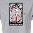 thumbnail image 3 of The Nightmare Before Christmas - Scary And Bright - Juniors Cropped Cotton Blend T-Shirt, 3 of 5