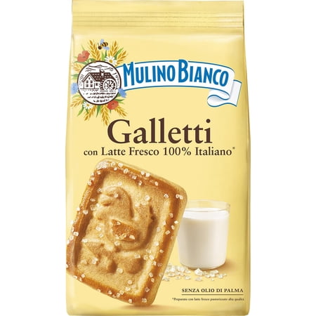 Mulino Bianco Galletti Italian Breakfast Biscuits Light Sweetness Coffee 12.35oz 350g