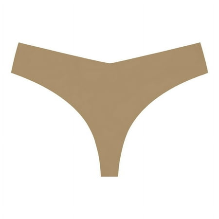 ERDOUY Womens Seamless Underwears Panties Sexy Lace Hipster Bikini Thong Briefs Panty Underwear for Women 3pcs(Muscle Color L)
