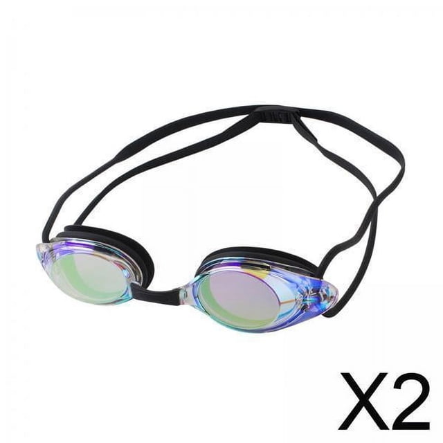 2xSwim Goggles Gafas De Natación Portátiles Para Buceo Deportes Acuáticos Piscina Negro