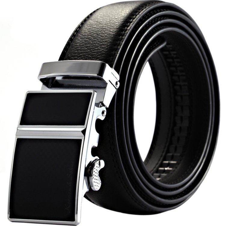 Automatic Metal Buckle Soft Leather 
