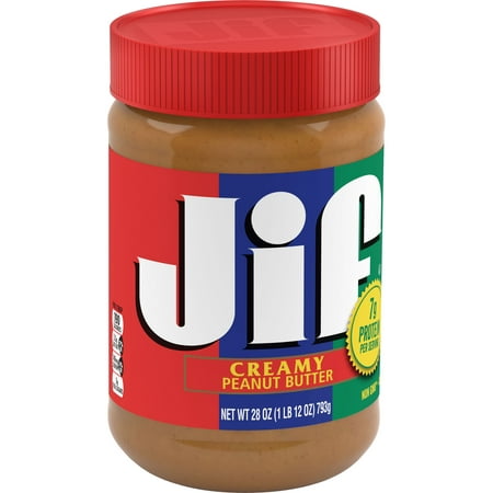 (2 Pack) Jif Creamy Peanut Butter, 28-Ounce
