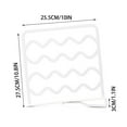 thumbnail image 3 of ZZkhGo Partition Board Plastic Divider 20x16x12.8cm for Wardrobe Cabinet Bookcase Storage Shelf Organizer Clear, 3 of 7