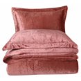 thumbnail image 2 of Swift Home Solid Crushed Velvet Duvet Cover Set, 2 of 3