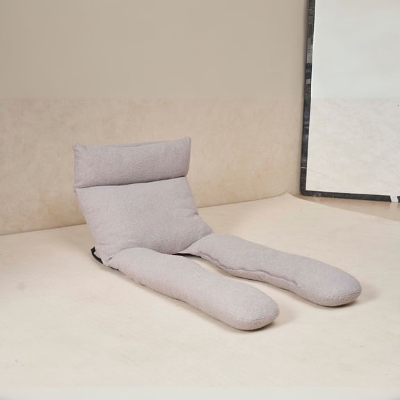 Full Body Recliner Pillow Adjustable Head Waist Straps U Shape for Side Sleepers Back Pain Relief Pregnancy Meditation