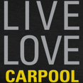 thumbnail image 3 of CafePress - Live Love Carpool Women's Deluxe T Shirt - Womens Tri-blend T-Shirt, 3 of 4