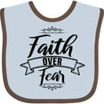 thumbnail image 3 of Inktastic Cancer Awareness Faith over Fear Boys or Girls Baby Bib, 3 of 4
