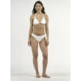 thumbnail image 2 of No Boundaries Crinkle Mid-Rise Swim Bottoms, Women's, 2 of 5