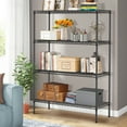 thumbnail image 6 of NiamVelo 4 Tier Wire Shelving Unit Metal Shelves Adjustable Storage Shelves for Kitchen, Garage, Pantry ,Office, 800LBS, 35.4"L x13.3"W x53.7"H, Black, 6 of 7