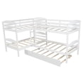 thumbnail image 3 of Cfowner Twin Over Twin Bunk Beds with Trundle, L-Shaped Loft Bed with Guard for Teens Bedroom, 3 of 5