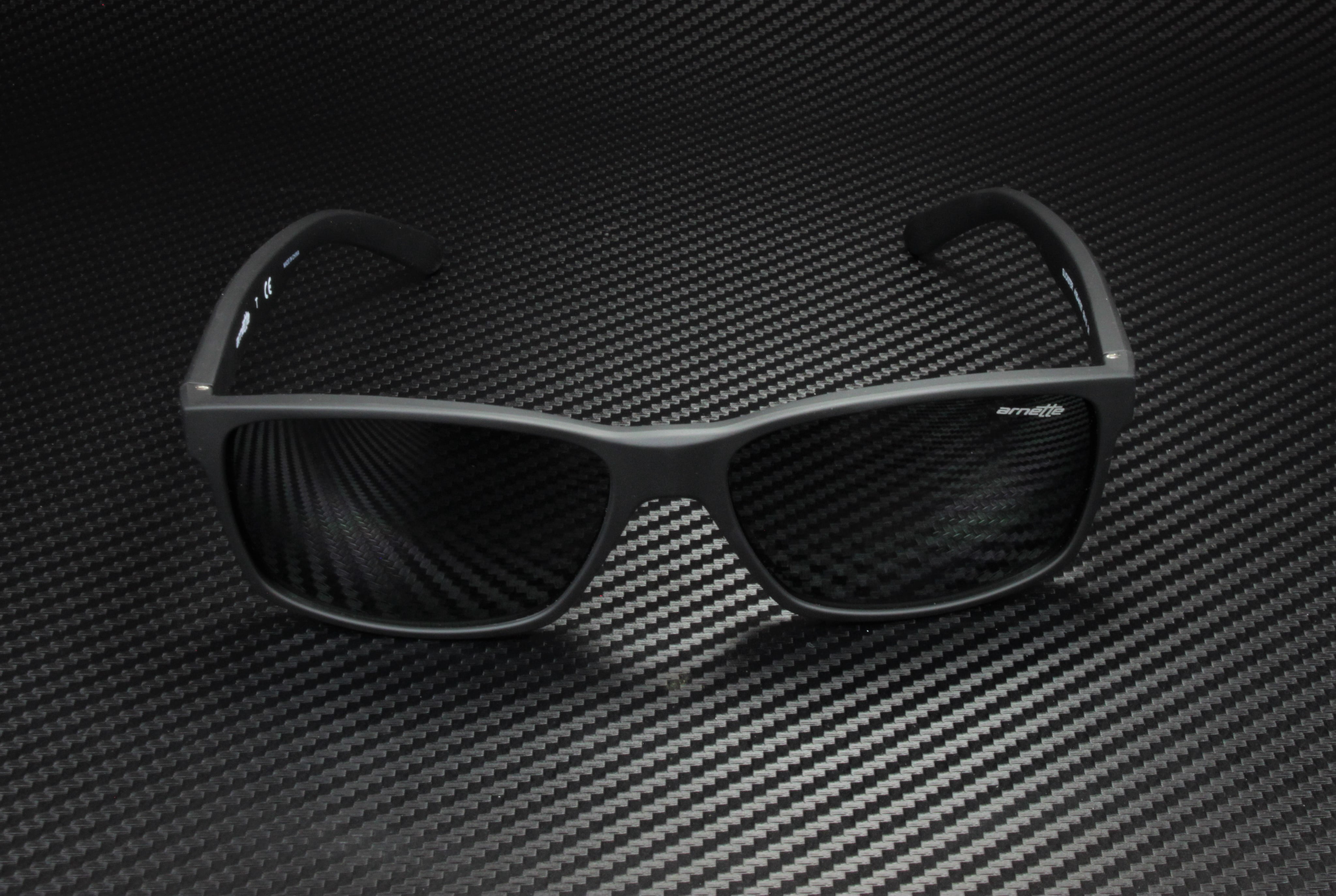 Arnette Men's Slickster AN4185-447/87-59 Black Wayfarer Sunglasses