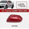 thumbnail image 1 of Red Left Passenger Side Rearview Mirror Cap Cover For Toyota Camry 2019-2024, 1 of 1