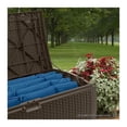 thumbnail image 3 of Suncast DBW7300 73 Gallon Wicker Resin Patio Storage Deck Box, Mocha (Open Box), 3 of 3
