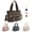 Brown, variant on SUOSDEY Work Tote Bags for Women,Large Capacity Luxury Leather Laptop Bag Cup ,Tote Shoulder Handbag,Crossbody Messenger Bag