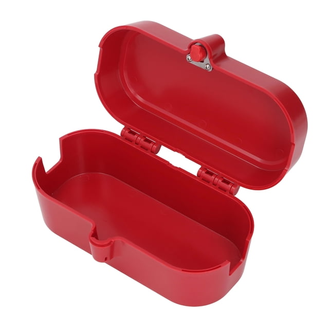 Dispositivo De Bloqueo De Enchufe, Caja De Bloqueo De Enchufe Industrial Resistente Al Impacto Con Etiquetas De Llaves Para Equipos Eléctricos