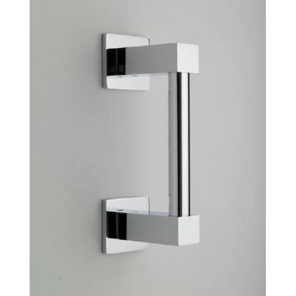 Jaclo H42-FM-SC Cubix Front-Mount Shower Door Handles, Satin Chrome