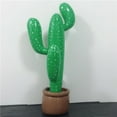thumbnail image 3 of Inflatable Cactus Props Jumbo Beach Backdrop Party Favors Decoration for Hawaiian Luau Party, 3 of 7