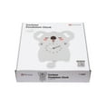 thumbnail image 4 of FGnano Koalby Adorable Koala Shaped Pendulum Wall Clock, Cartoon Style, Warm Light-Grey, MDF (Medium Density Fiberboard) Cute Cartoon Koala-Shaped Pendulum Wall Clock, 9.4"x13.4"x1.8", Color Box, 4 of 5