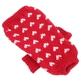 thumbnail image 4 of KAKOWELY Suéter de punto para perros pequeños, ropa para perros pequeños, suéter con estampado de corazones para cachorros, suéter de punto para perros pequeños (talla XS), 4 of 5