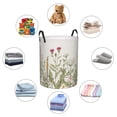 thumbnail image 6 of Fotbe Herbs and Wildflowers Laundry Basket with Handles, Waterproof Large Laundry Hamper, Wash Bag for Corner Dorm, Rolling Laundry Basket with Handles-Small, 6 of 8