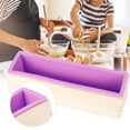 thumbnail image 3 of Silicone Soap Mold,900ML Rectangle Silicone Soap Cake Mold Soap Mold High-Intensity Output, 3 of 7