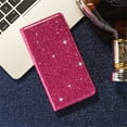 thumbnail image 7 of Allytechgroup for iPhone 16 Plus Wallet Case Bling Glitter Design, Slim PU Leather Cards Holder Flip Stand Cover for Girls Women Shockproof Wallet Case for iPhone 16 Plus, Rose, 7 of 7