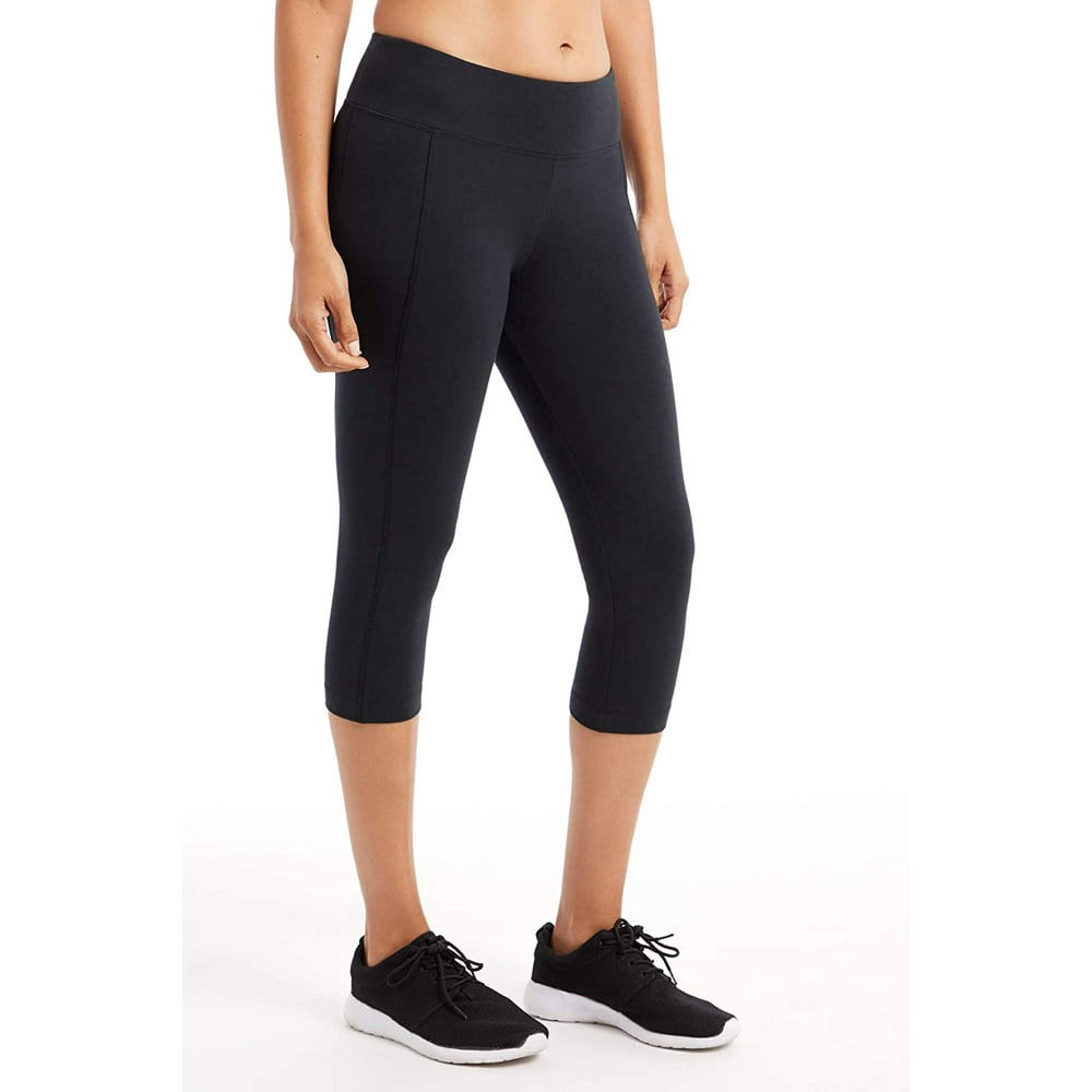 Marika Tummy Control Pockets Capri Leggings 22 Black XL Activewear Yoga  Gym for sale online
