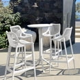 thumbnail image 3 of Compamia Sky Round Folding Bar Table 24 inch White, 3 of 10