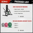 thumbnail image 2 of Seated Dip Machine, 400LBS Strength Training Upper Body Machine with Tricep Dip Press & Cable Bar for Home Gym, 2 of 11