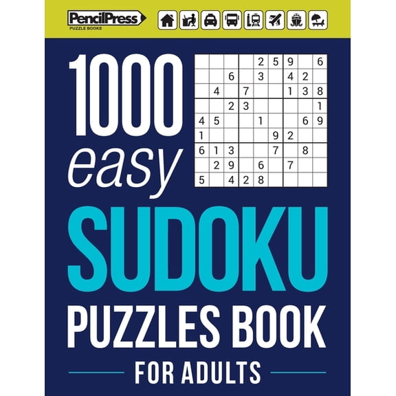 1000 easy Sudoku puzzles book for adults: Puzzle book for adults easy 1,000  by, (Paperback)