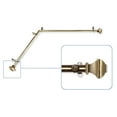 thumbnail image 2 of Vicky Corner Window Curtain Rod 13/16 inch dia. 66-120" - Antique Brass, 2 of 3