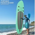 thumbnail image 6 of Pirecart Inflatable Stand Up Paddle Board 11 Ft Surfboard 6'' Thick SUP Paddle Board with Carrying Bag, Hand Pump, Air Pump, Green, 6 of 9