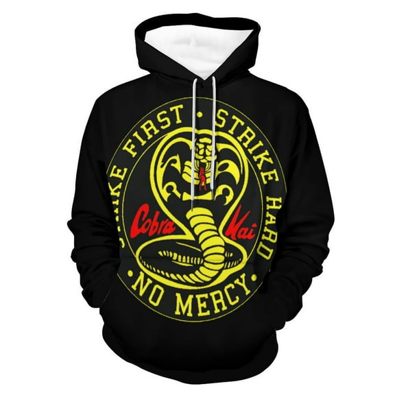 Unisex Cobra K-a Pullover Hoodies 3D Print Novelty Sweatshirts Hoodie with Pocket for Men Women