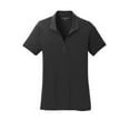 thumbnail image 5 of Port Authority Adult Female Women Plain Short Sleeves Polo Black 4X-Large, 5 of 6