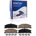 thumbnail image 3 of Detroit Axle - 4pc Brake Kit for Ford Flex Taurus Explorer Police Interceptor Sedan Utility Special Service Police Sedan Lincoln MKS MKT, Drilled Disc Brakes Rotors Brake Pads w/Hardware: 13.86" inch, 3 of 7
