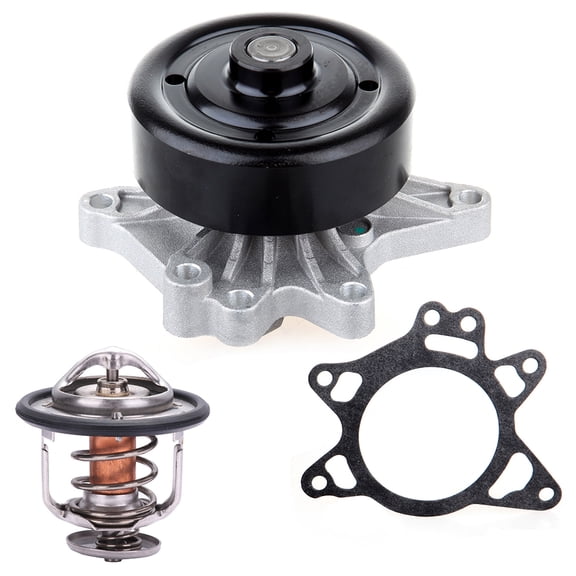CCIYU Water Pump with Thermostat Fit for 2005 for Toyota Celica 1.8L,2005-2008 for Toyota Corolla 1.8L,2005-2008 for Toyota Matrix 1.8L,2005 for Toyota MR2 Spyder 1.8L AW5099 131-2279 1307360