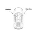 thumbnail image 4 of Lámpara Led de cortesía para espejo lateral derecho de coche, luz de charco para W205 W213 Glc 2014-2020 A0999064402, 4 of 5