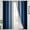 Blue 2 Layers-52"W x 63"L (Pack of 2), variant on Room Darkening Ombre Curtains 36 Inch Length Black And Greyish White Thermal Insulated Gradient Color Light Blocking Grommet Window Drapes For Bedroom 42 Width 2 Panels