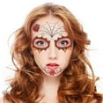 thumbnail image 4 of 4 Sheet Halloween Tattoo Sticker Waterproof Spider Fake Tattoo Temporary Tattoo, 4 of 10