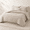 Dark Oatmeal-Super King (120"x120"), variant on Dark Oatmeal Super King (120"x120") 7-Piece Boho Bed-in-a-Bag Comforter Set