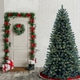 thumbnail image 5 of National Tree Company Pre-Lit Artificial Christmas Tree, Blue, North Valley® Spruce, Clear Lights, Includes Stand, 6.5 Feet, 5 of 5