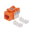 thumbnail image 1 of Intellinet Orange Keystone Cat6 jUTP Ack, Punch-down, - Prise Keystone - CAT 6 - UTP - RJ-45 - Orange, 1 of 4