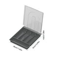 thumbnail image 5 of Fufafayo under $5 Cutlery Organizer Tray, With Lid Drawer Table Top Utensil Storage Box, Compartmentalized Outdoor Cutlery Holder for Kitchen Dining, 5 of 9