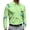 Green, variant on CCRFTGI Long Sleeve Shirts for Men Three Button Slim Fashion Golf Daily Casual Pullover Tops Black M