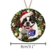 thumbnail image 2 of Adornos navideños Navidad Listado de madera Guirnalda de perro Decoración de árbol de Navidad de madera Wmkox8yii gf8847, 2 of 8